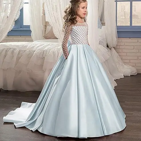 Girls Clothing Elegant Princess Dress 4 To14 Years Girls Wedding