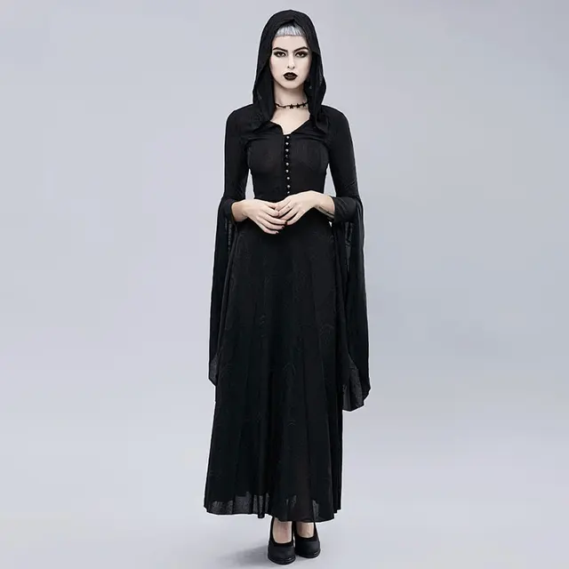 Pun Gothic Corzzet Black Long Sleeves 
