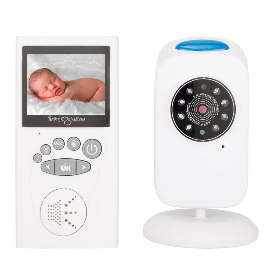 Agora Binteo Parakoloy8hshs Gb103 Camara Bebe Monitor 2 4 Inch Tft Lcd Ir Night Light Vision Temperature Monitor Lullabies Vox Mode