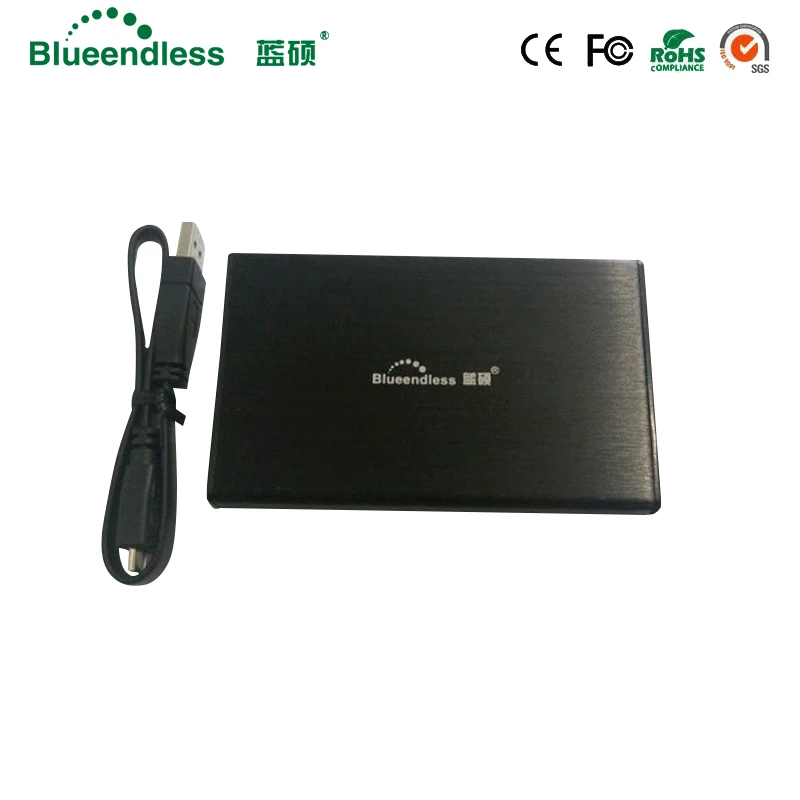 Blueendless BU23T Aluminum 2.5" hdd case USB 3.0 to Sata 6Gbps High speed Portable the hard disk drive external hard drive 1tb-animated-img