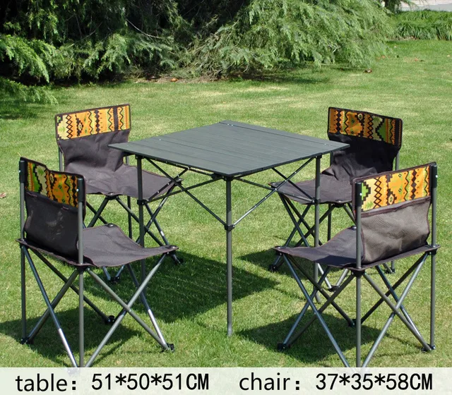 picnic table and chairs set