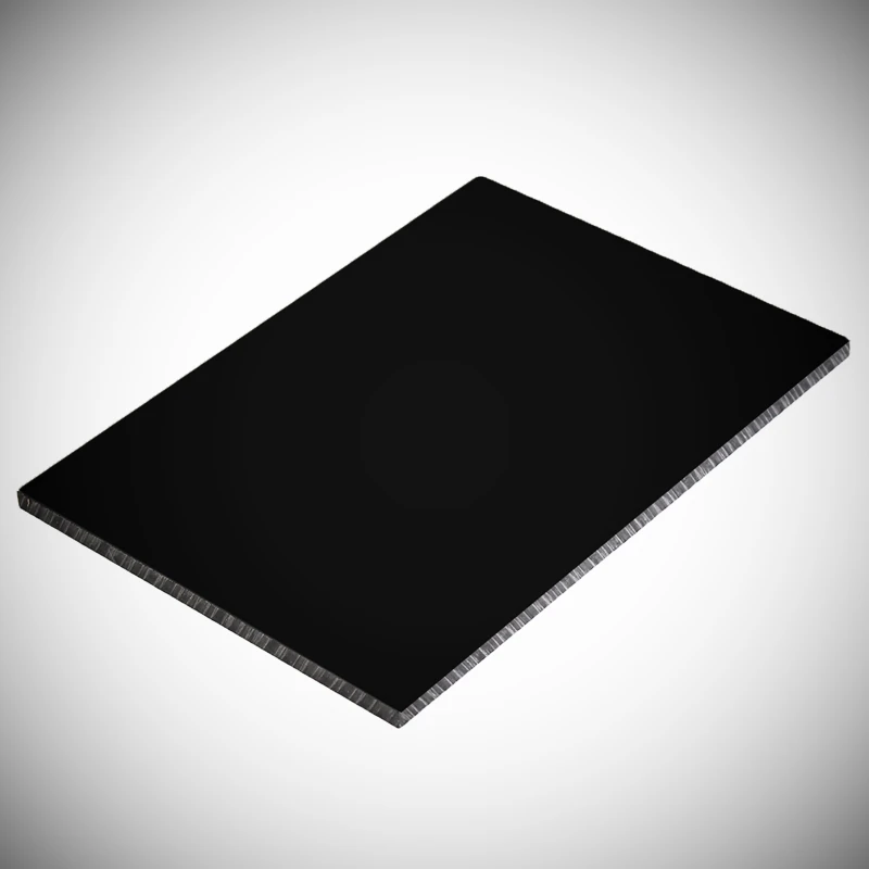 Glossy Black Acrylic Sheet Board Organic Glass Polymethyl Methacrylate 1mm  3mm 8mm Thickness 200*200mm