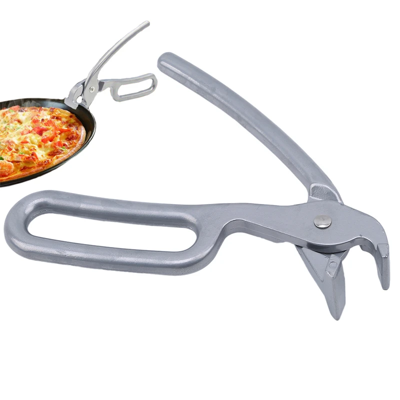 New Anti-hot Bowl Handle Clip Dishes Clamp Folder Aluminium Alloy Bowl Clip Universal Pots Gripper Pizza Pan Pliers Kitchen Tool