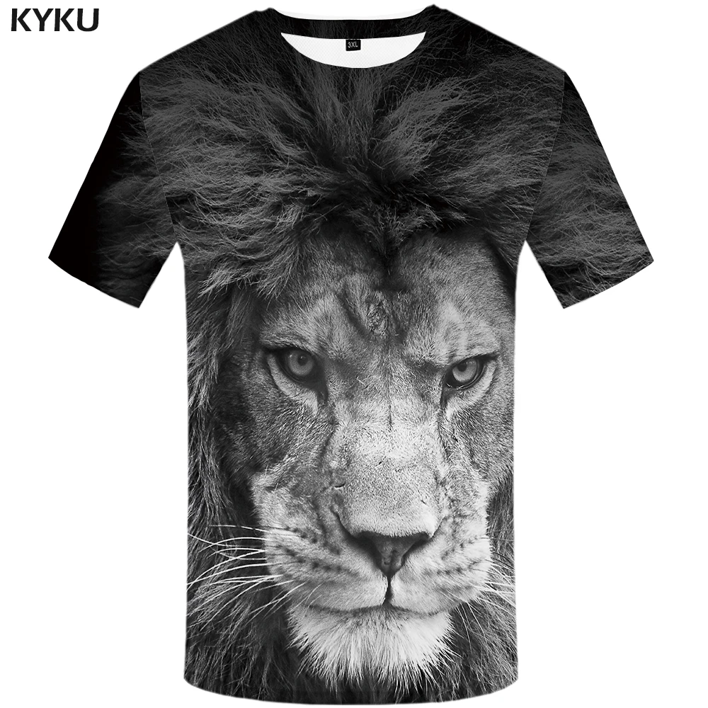 Lion on t shirt Clearance