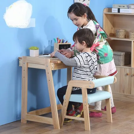 solid oak childrens table and chairs