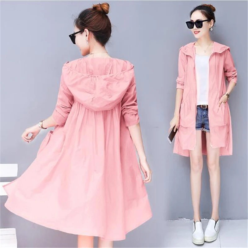 Loose Jacket Plus Size Summer Women Sun 