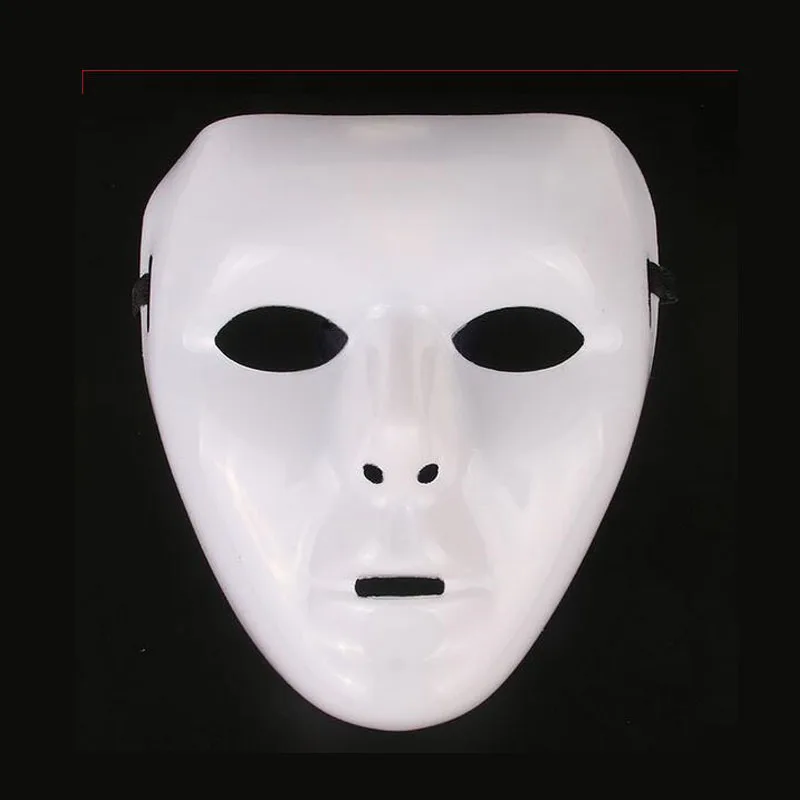 DIY White Mask Paper Full Face Opera Masquerade Mask Plain Mask Halloween  Mask Mardi Gras Mask