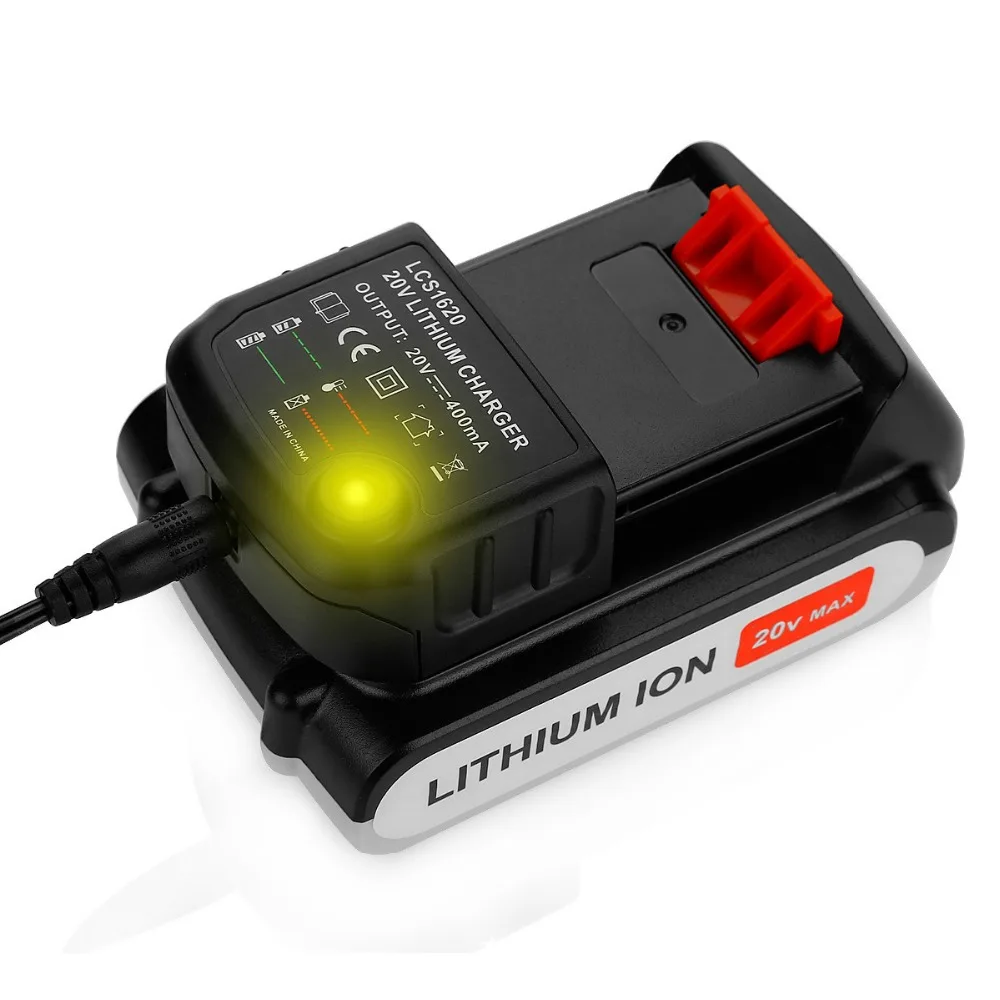 For Black \u0026 Decker 20V Lithium Battery 