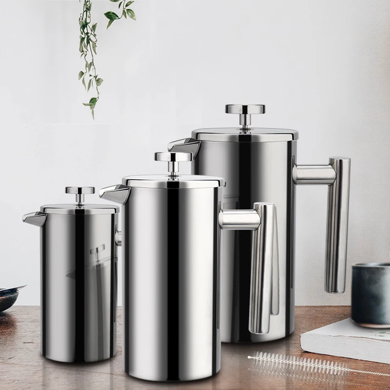 French Press Coffee Maker Stainless 