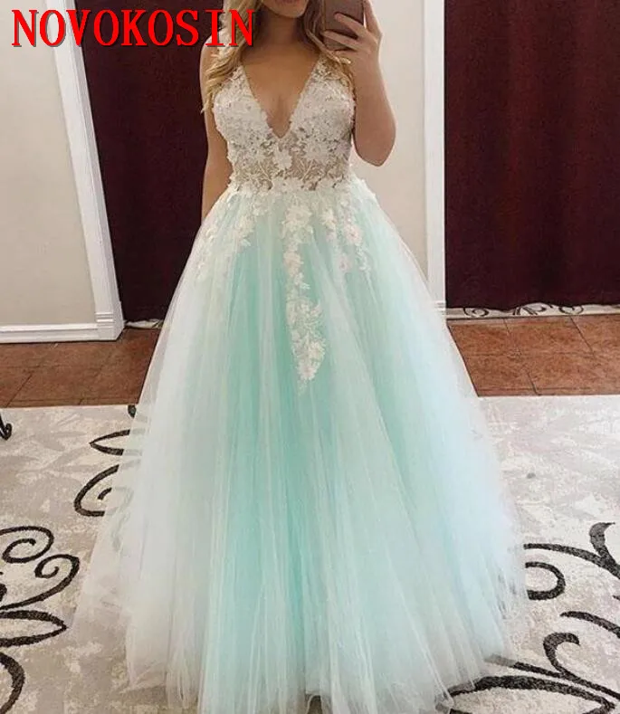 Mint green prom sales dresses 2019