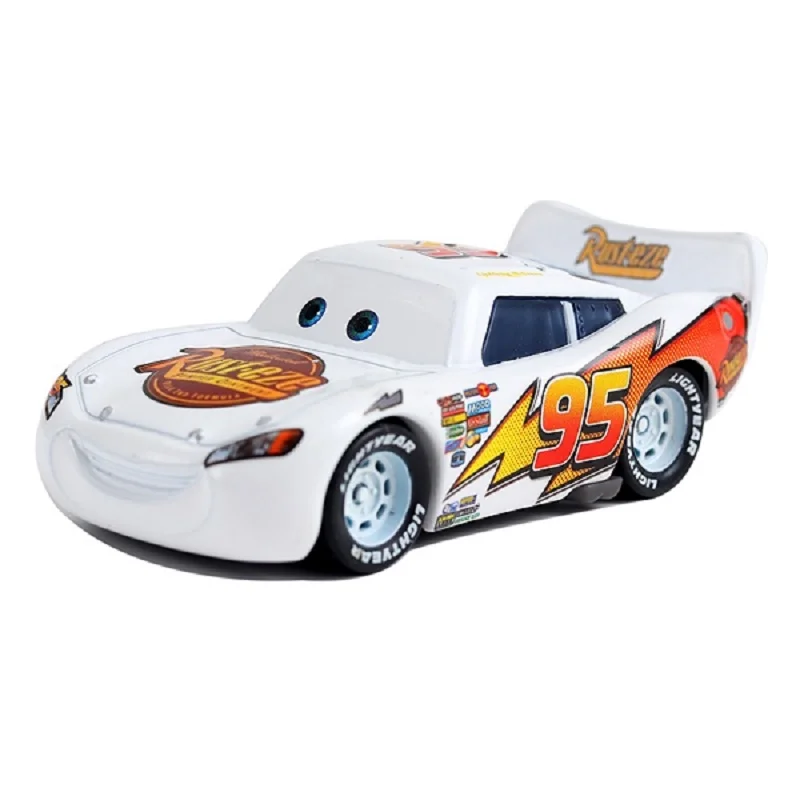 white lightning mcqueen car