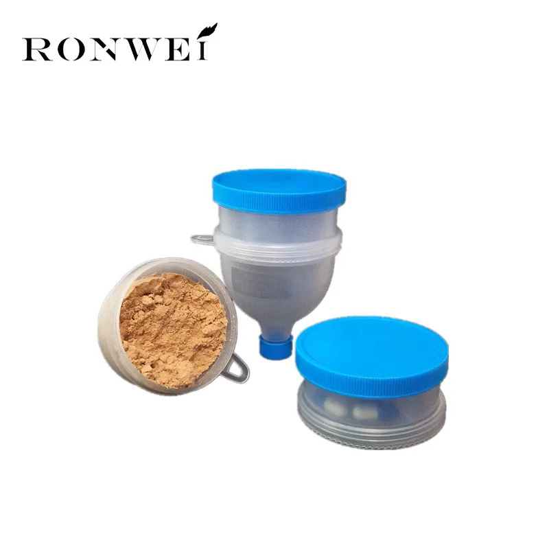 2 layers protein powder funnel portable