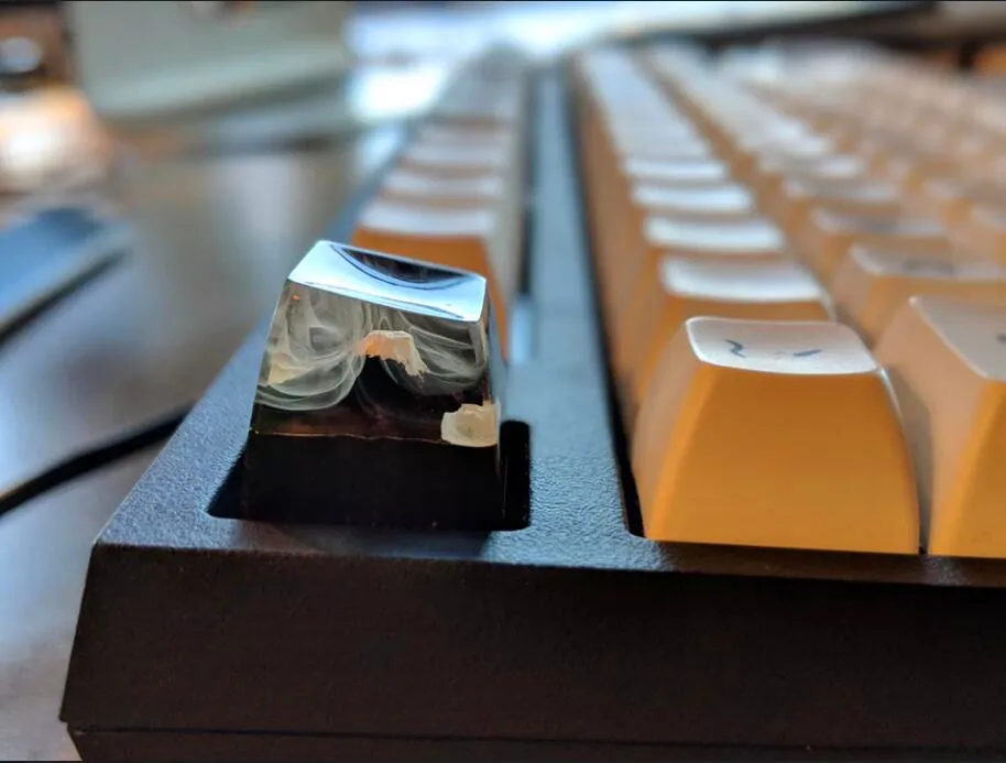 mount fuji artisan keycap