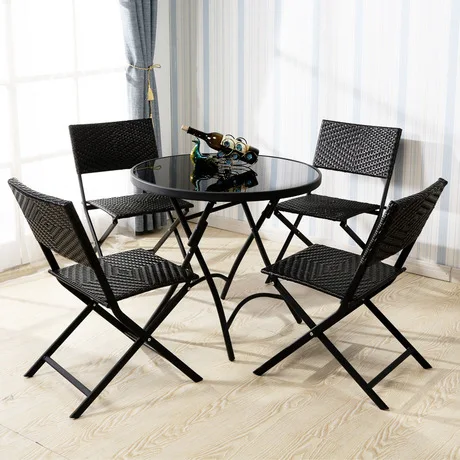 cheap rattan table and chairs