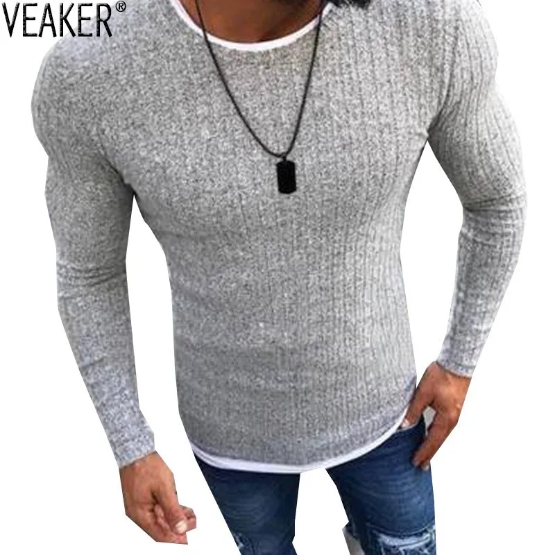 2021 Men's Autumn Sexy Skinny Sweater 