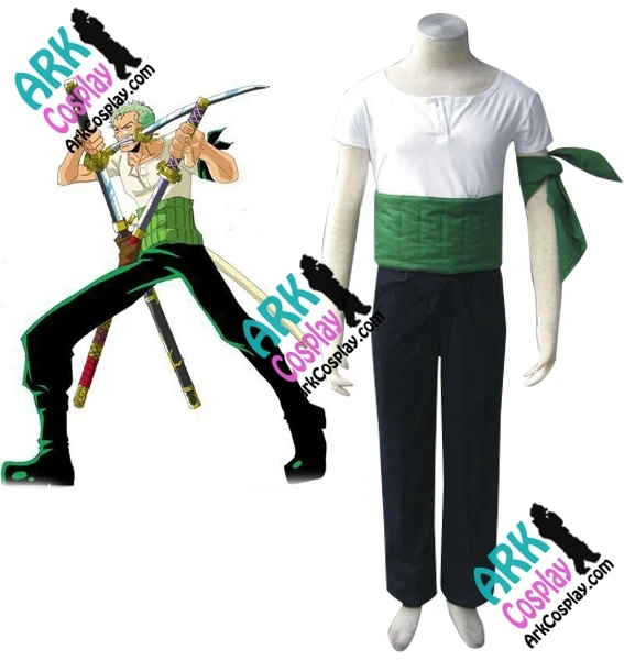 Agora Kostoymia Kai A3esoyar One Piece Cosplay Roronoa Zoro Cosplay White Mens One Piece Cosplay Costume
