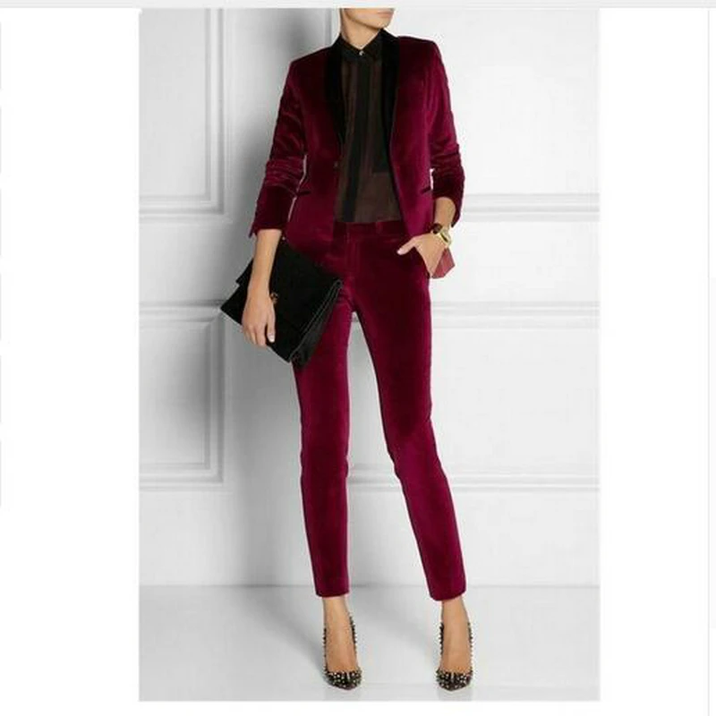 womens suit high waisted pants