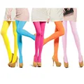 18colors Women Candy Color Warm Sexy Tights 120D Velvet Seamless Pantyhose Large Elastic Long Stockings