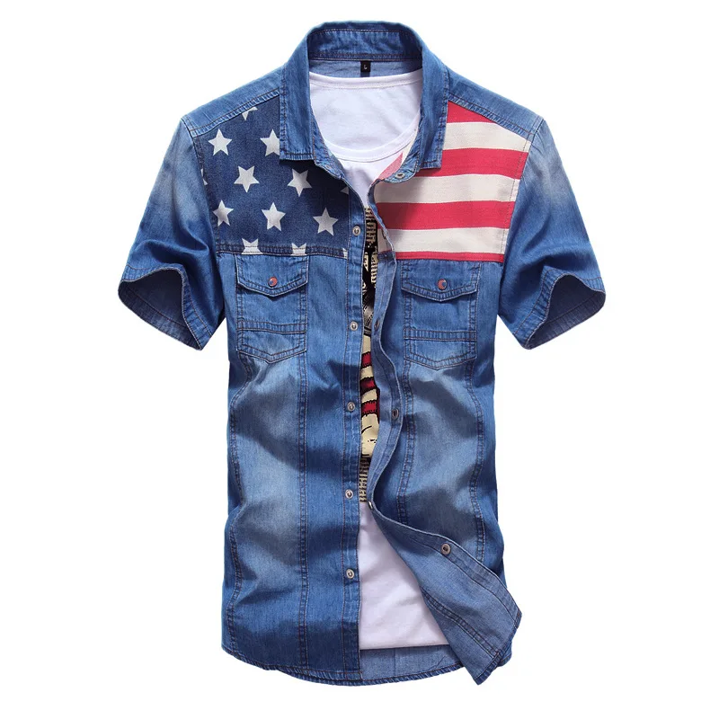 Wholesale Men's Jeans Shirt Spring 2020 