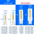 LED G4 Light G9 Led Lamp E14 Bulb 7W 9W 10W 12W COB 2835SMD 220V AC12V No Flicker Dimmable Ceramic Replace 30/40W halogen lamp preview-2