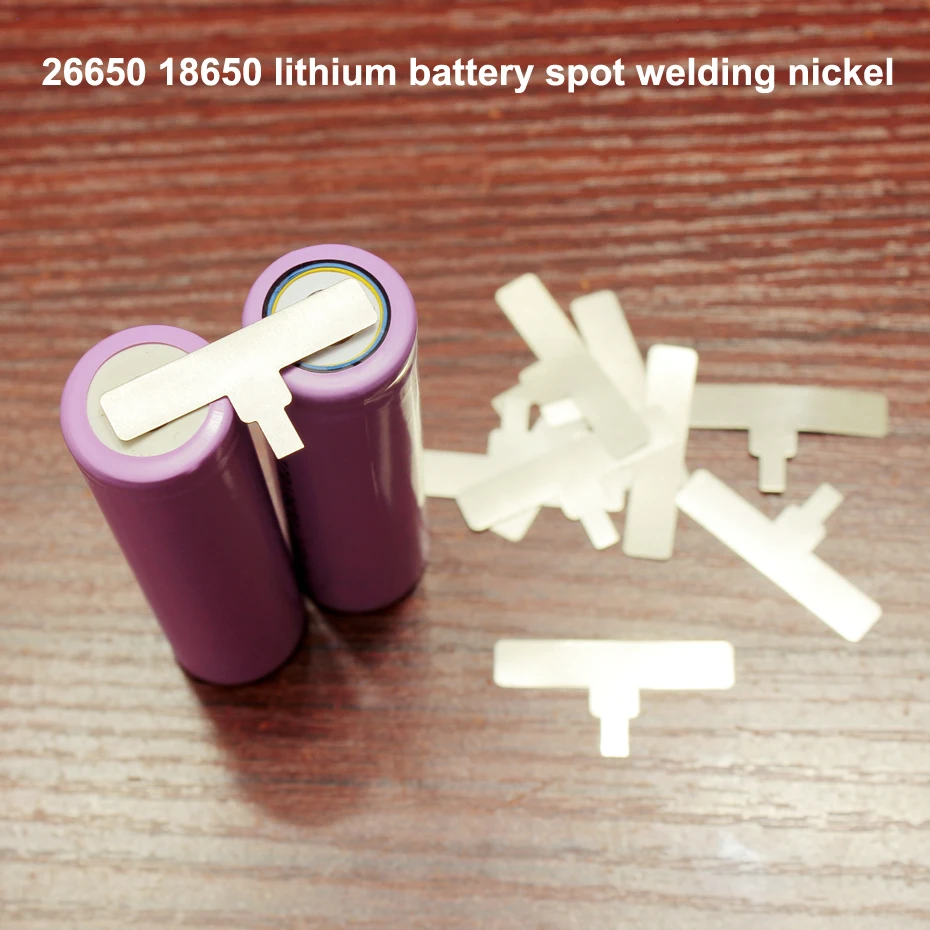 100PCS 18650Y type connector SPCC nickel plated lithium battery