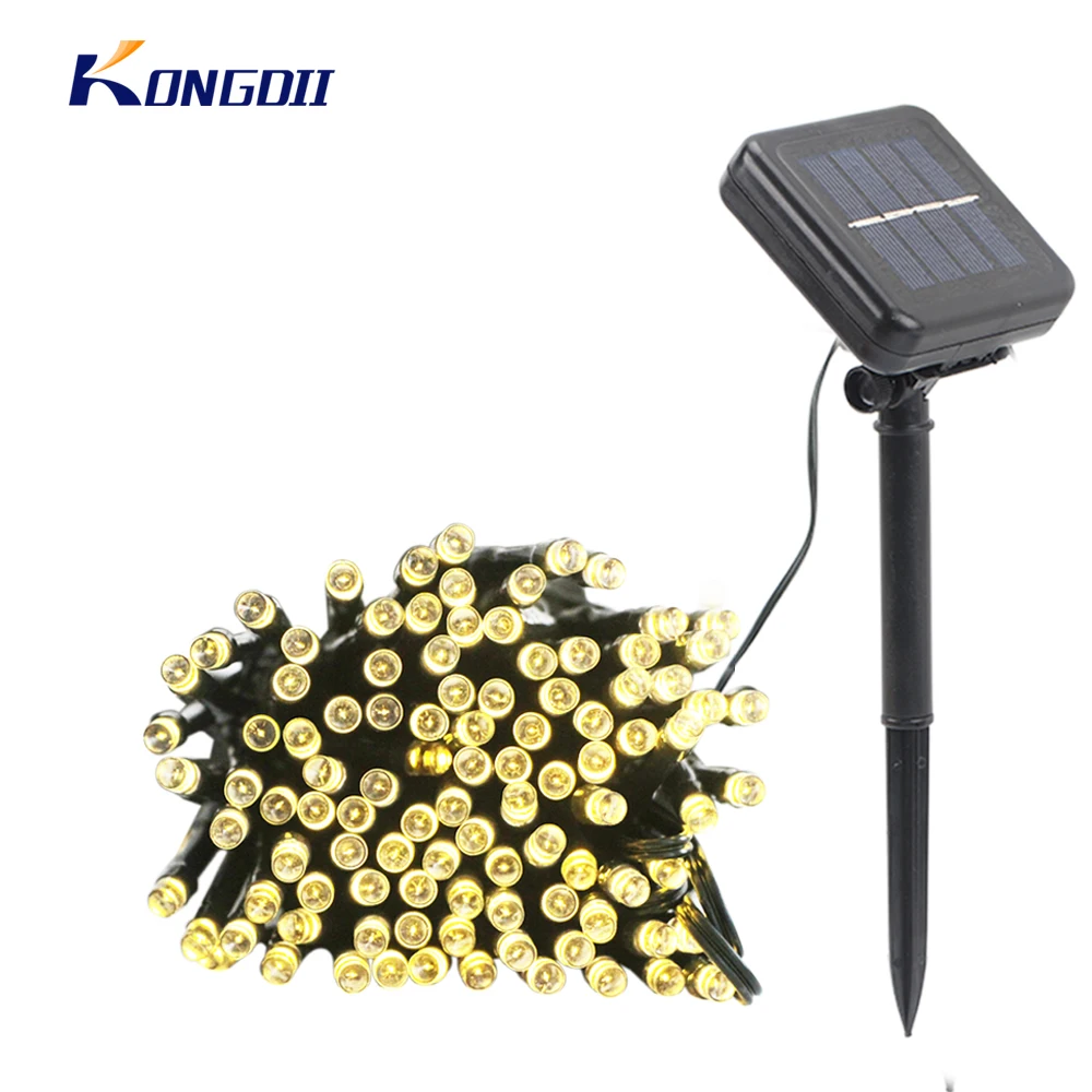 50/100/200 LED Outdoor Solar Lamps LED String Lights Fairy  Holiday Christmas Party  Garlands Solar Garden Waterproof  Lights-animated-img