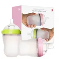 Silicone Baby Bottle baby milk silicone feeding bottle (Spoon bonus) bottle children mamadeira nipple bottle preview-3