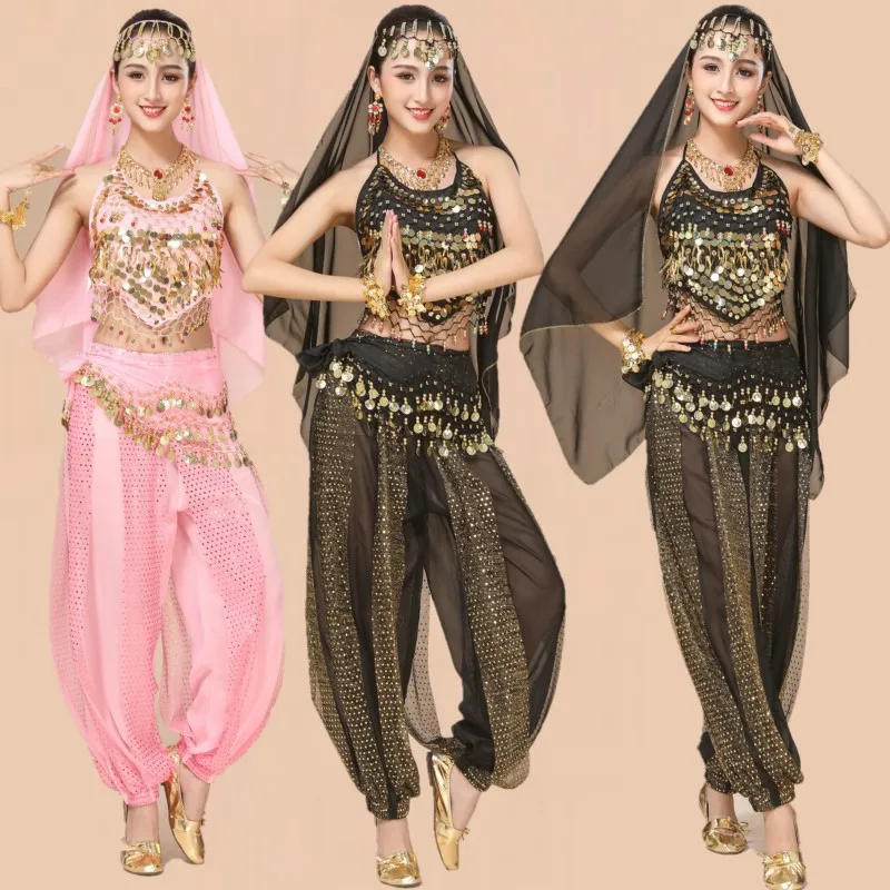 New Style Plus Size 9pcs Set Belly Dance Costume Bollywood Costume