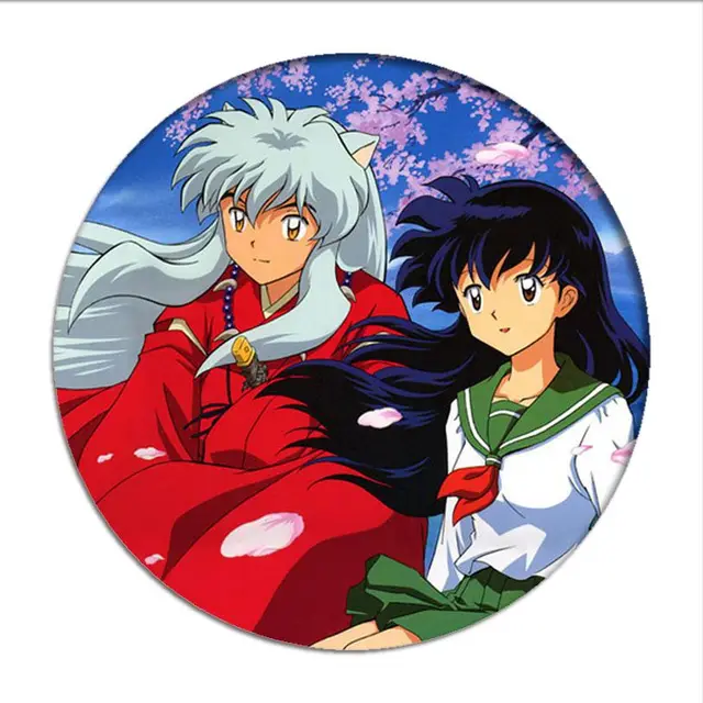 Hanyou no Yashahime Moroha Rin InuYasha Higurashi Towa Badge Brooch anchor  Peripherals Pin Anime Backpack Decoration - AliExpress