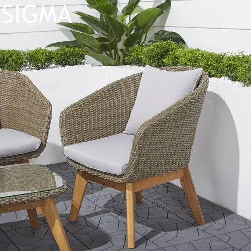 garden wicker armchair