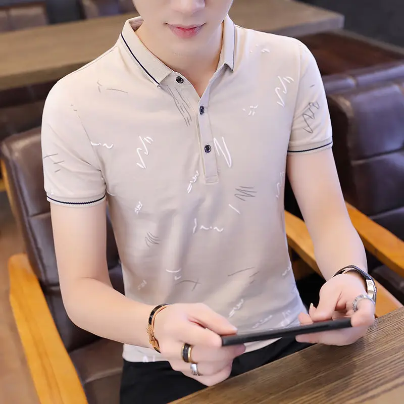 mens short sleeve cotton polo shirts
