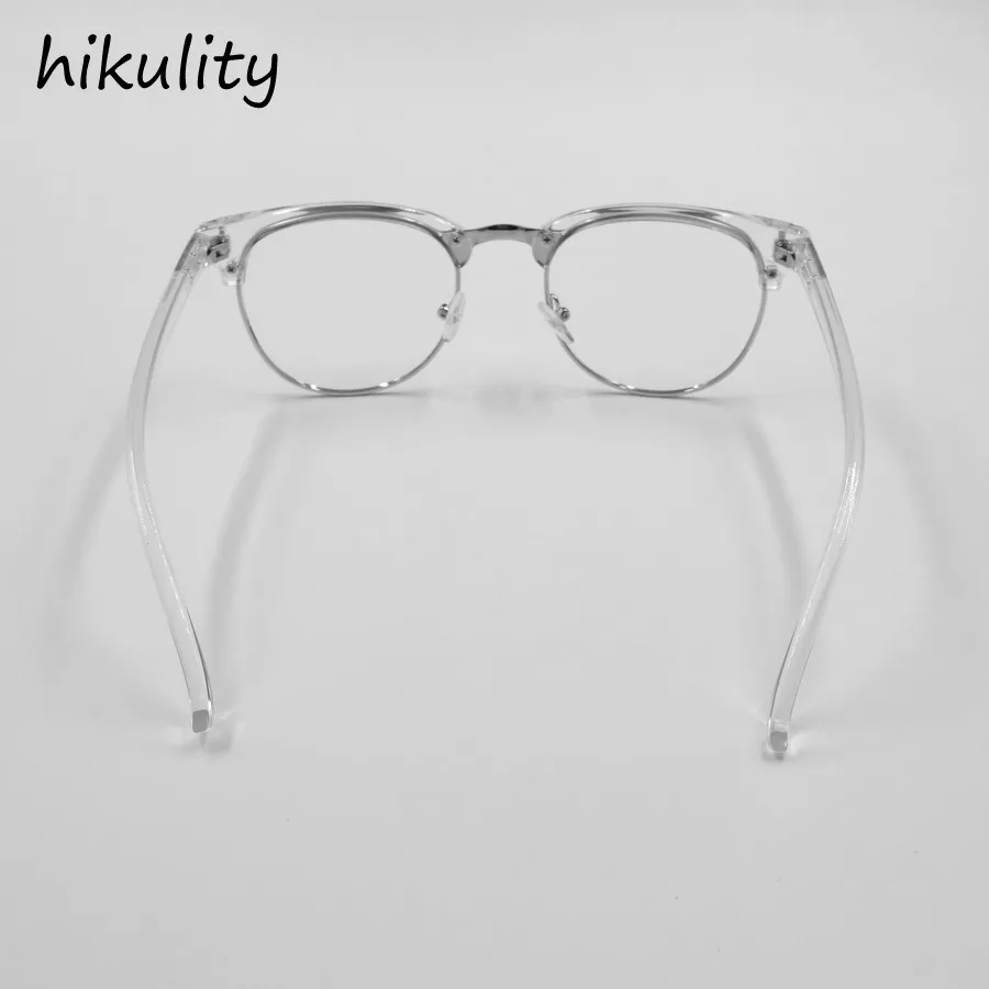 clear and silver glasses