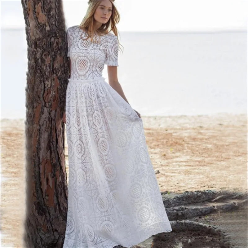 Summer Beach Kaftan Dress Long Boho 
