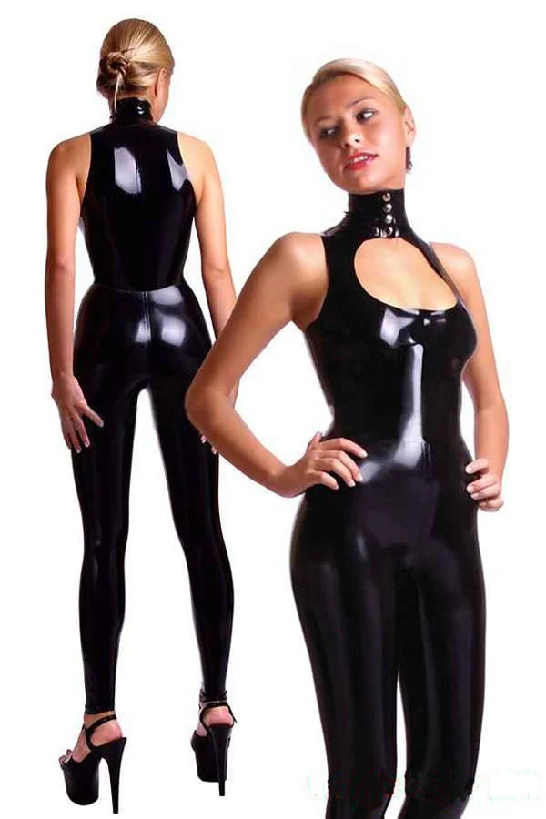 latex rubber catsuit