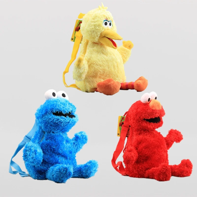 sesame street plush backpack
