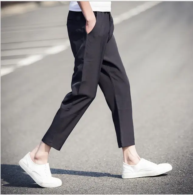 ankle length trousers mens
