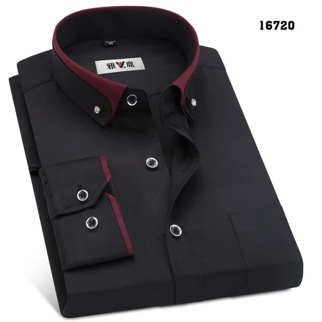 MACROSEA Men's Business Dress Shirts 