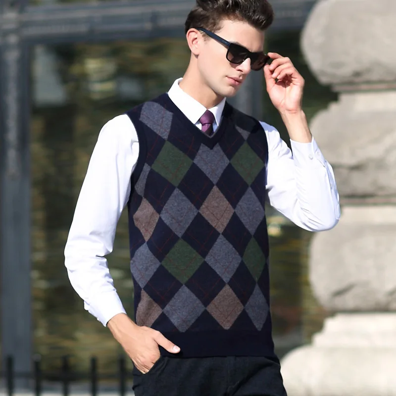 Men's Sweaters Vest 2017 Fashion Casual 