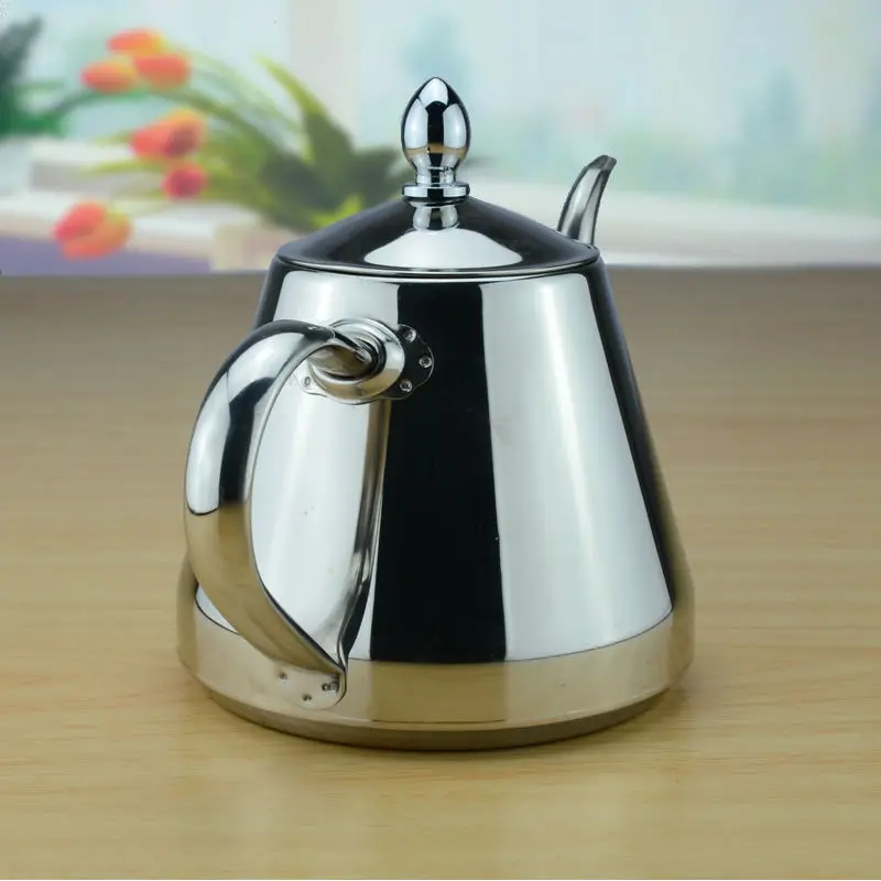 non drip stainless steel teapot