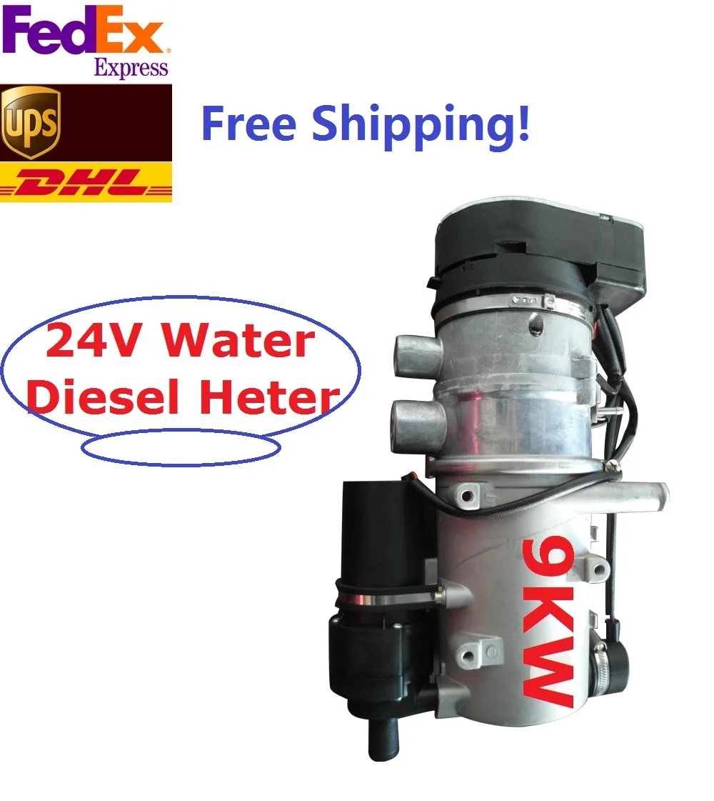 2023 New 9kw 24V Water Diesel Heater For Bus Truck RV Motorhome Similar Truma Webasto Auto Liquid Parking Heating-animated-img
