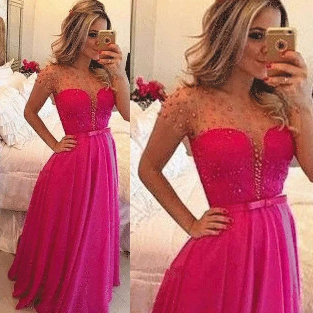 SuperKimJo Beaded Elegant Prom Dresses 