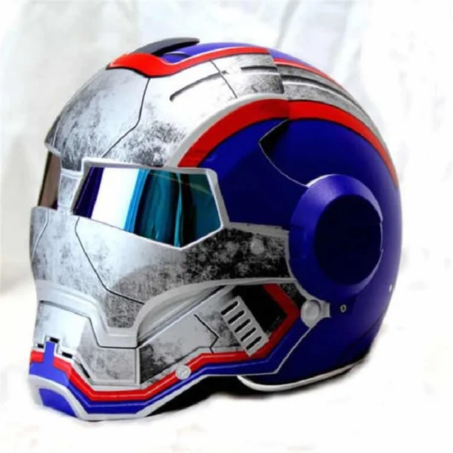 iron motorcycle helmet