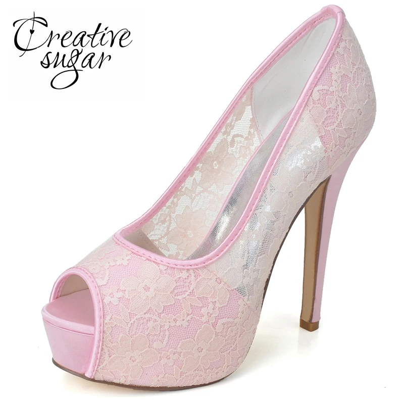 Pink open toe shoes Clearance