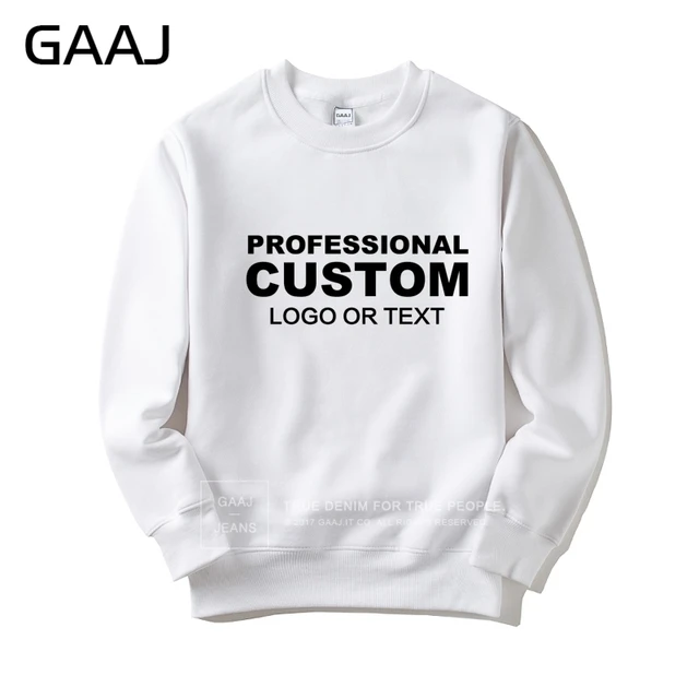 Custom Sweatshirt Logo Print 