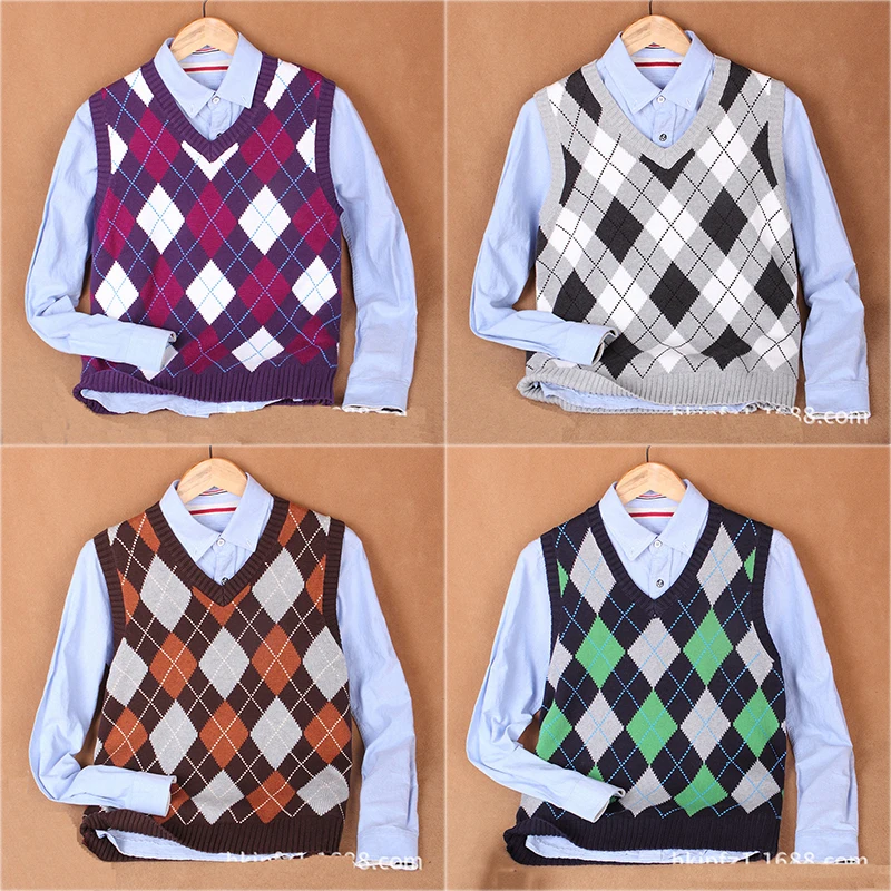 קנו סריגים | Argyle Pattern Design V 