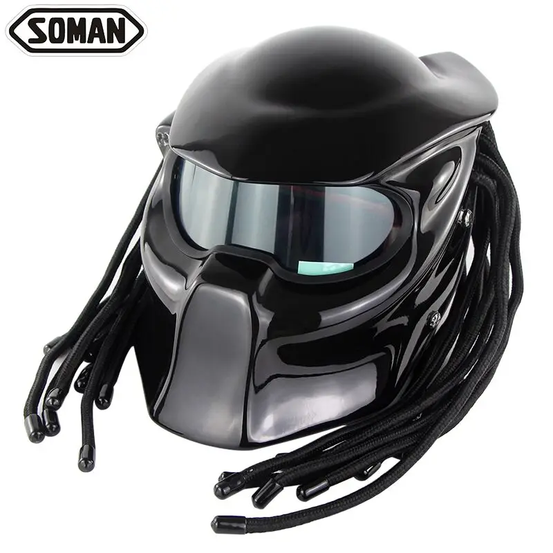 predator face motorcycle helmet