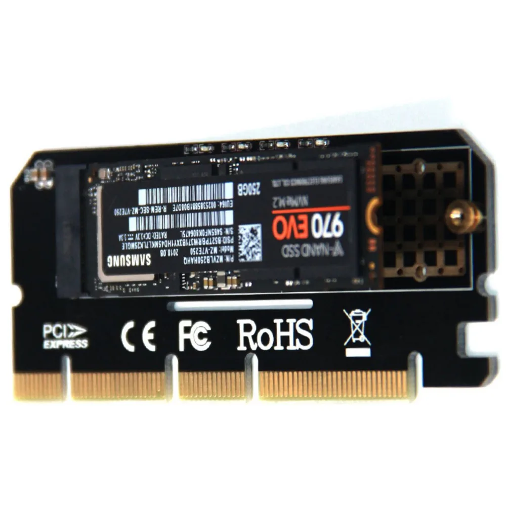 Citizenship Neuropathy eyelash Cumpără Componente de computer | M.2 NVMe SSD NGFF TO PCIE 3.0 X16 Adapter  with LED M Key Interface Card Suppor PCI Express 3.0 x4 2230-2280 Size m.2
