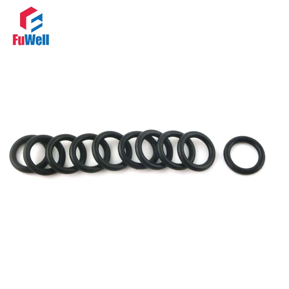 Αγορά Εξοπλισμός  200pcs 2.4mm Thickness Black Rubber O-ring Seals OD  17/18/19/20/21/22/23/24/25/26mm NBR O Rings Sealing Gaskets Washers