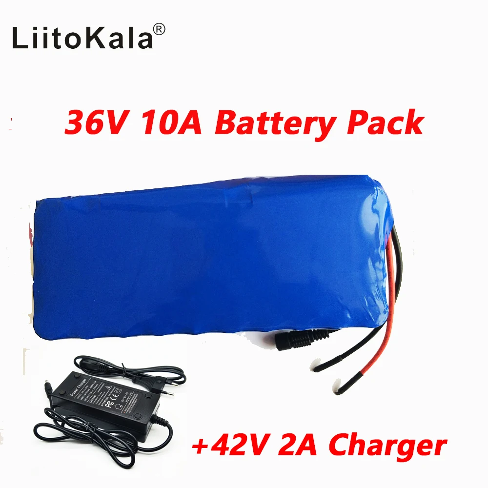 HK Liitokala 36V 10ah Battery pack High Capacity Lithium Batter pack + include 42v 2A chager-animated-img