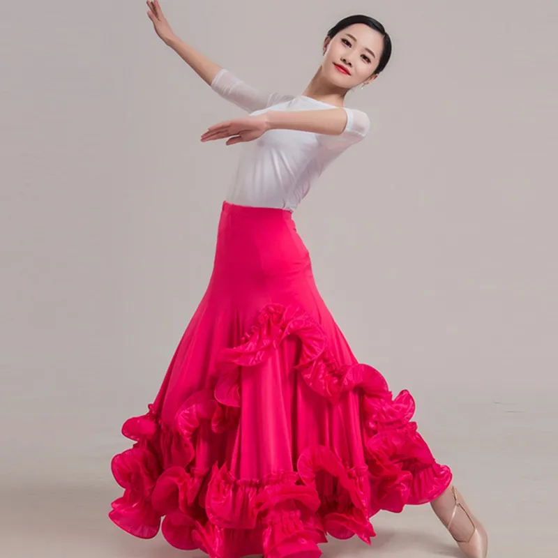 long flamenco skirt